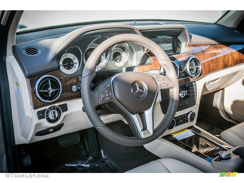 Almond/Mocha Interior 2013 Mercedes-Benz GLK 350 Photo #76363453