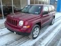 2011 Deep Cherry Red Crystal Pearl Jeep Patriot Sport 4x4  photo #2