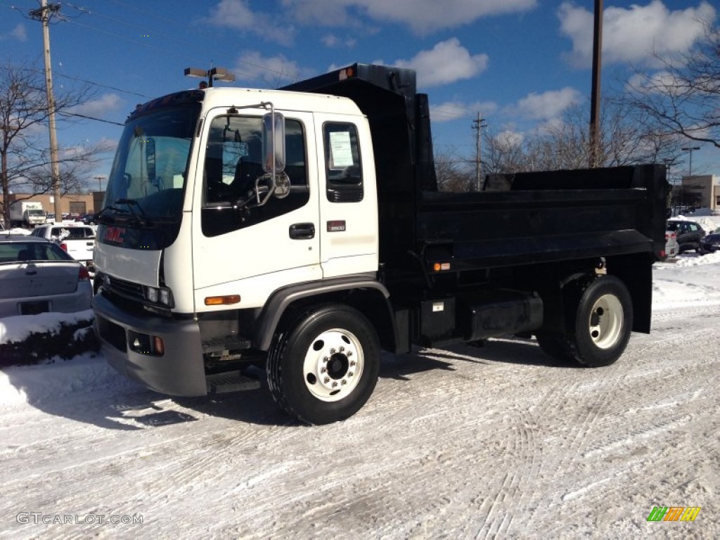 2002 T Series Truck T6500 Dump Truck - White / Black photo #1