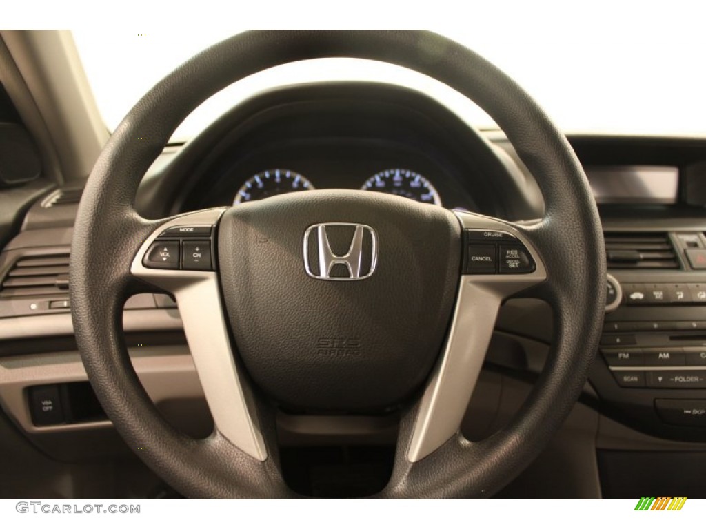 2008 Honda Accord LX-P Sedan Gray Steering Wheel Photo #76365237