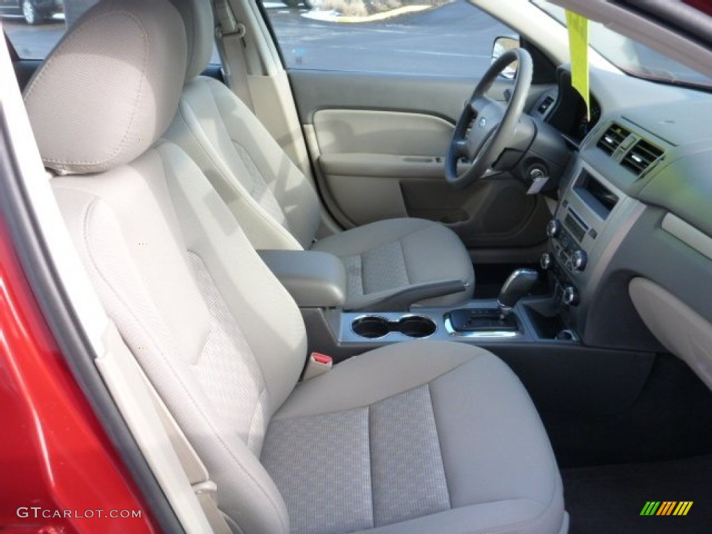 Medium Light Stone Interior 2010 Ford Fusion SE V6 Photo #76367647