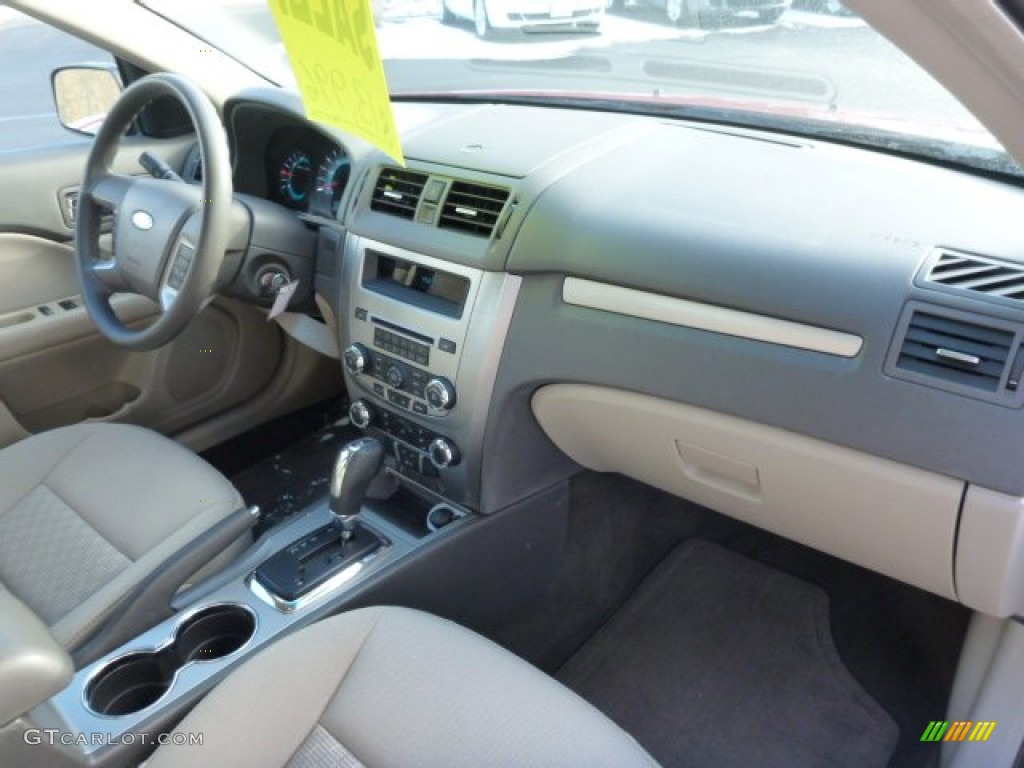 2010 Ford Fusion SE V6 Medium Light Stone Dashboard Photo #76367653