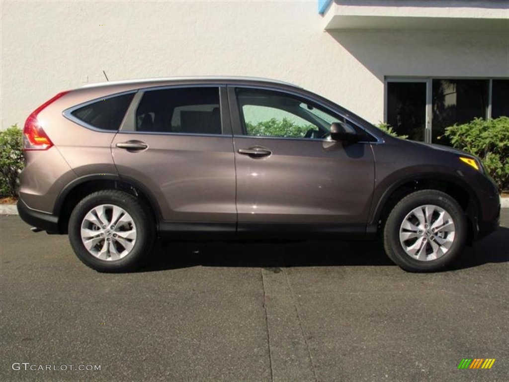 2013 CR-V EX-L - Urban Titanium Metallic / Black photo #2