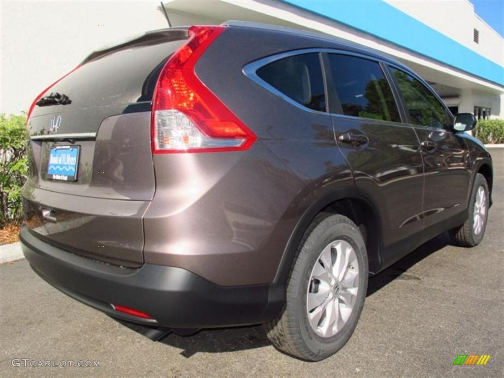 2013 CR-V EX-L - Urban Titanium Metallic / Black photo #3