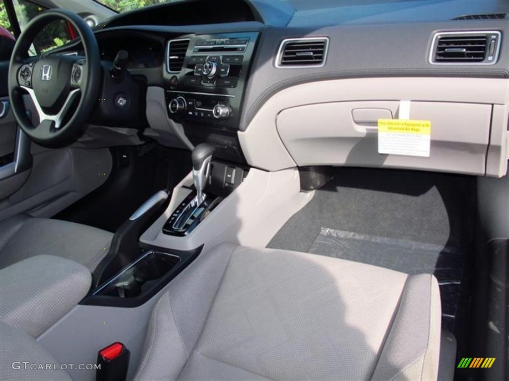 Gray Interior 2013 Honda Civic EX Coupe Photo #76368570