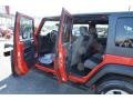 2007 Flame Red Jeep Wrangler Unlimited X 4x4  photo #12