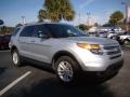 2012 Ingot Silver Metallic Ford Explorer XLT EcoBoost  photo #4