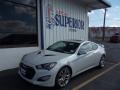 2013 White Satin Pearl Hyundai Genesis Coupe 3.8 Track  photo #1