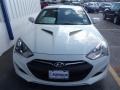 2013 White Satin Pearl Hyundai Genesis Coupe 3.8 Track  photo #2