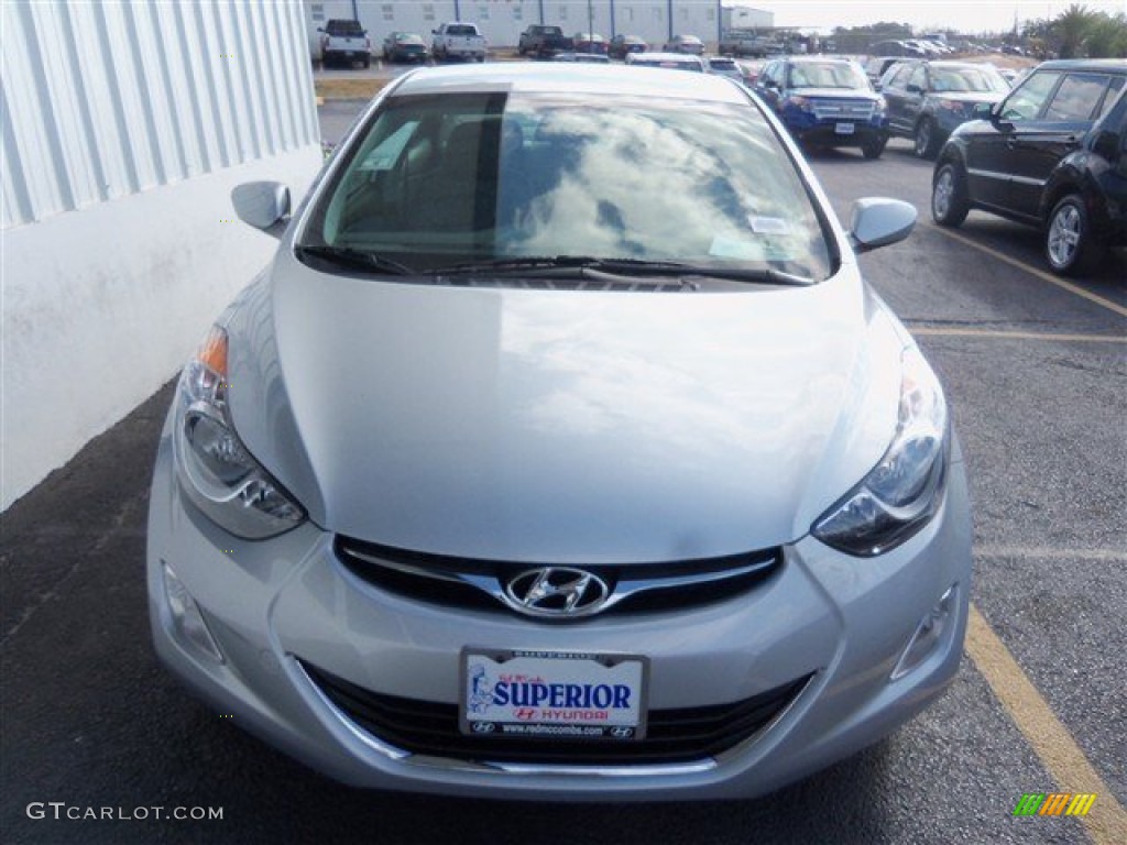 2013 Elantra GLS - Silver / Gray photo #2