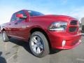 Deep Cherry Red Pearl 2013 Ram 1500 Sport Quad Cab Exterior