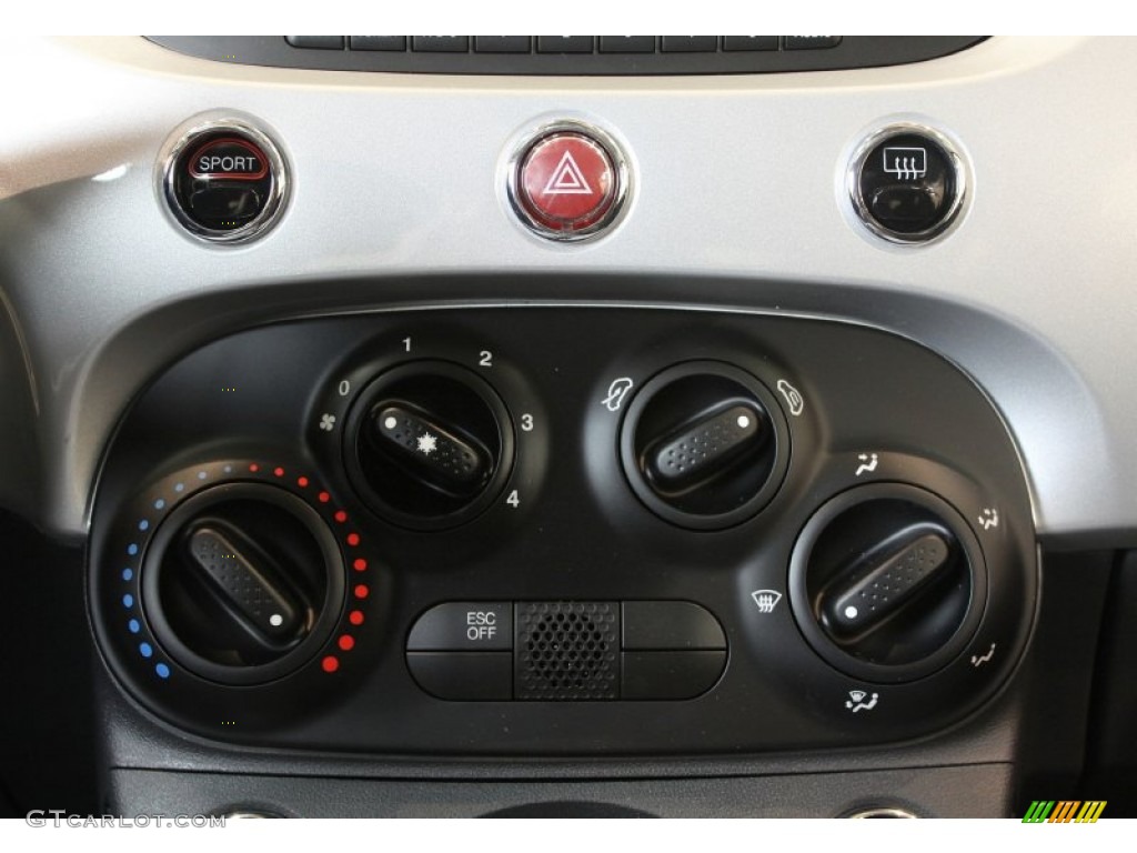 2012 Fiat 500 Pop Controls Photo #76372672