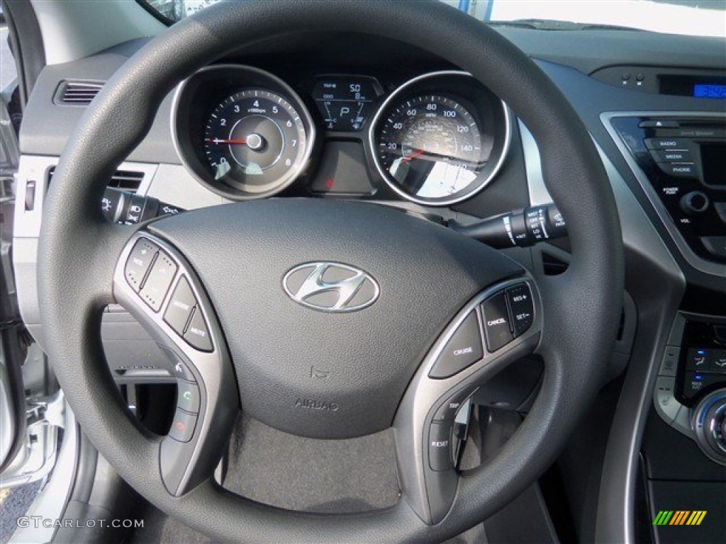 2013 Elantra GLS - Silver / Gray photo #12