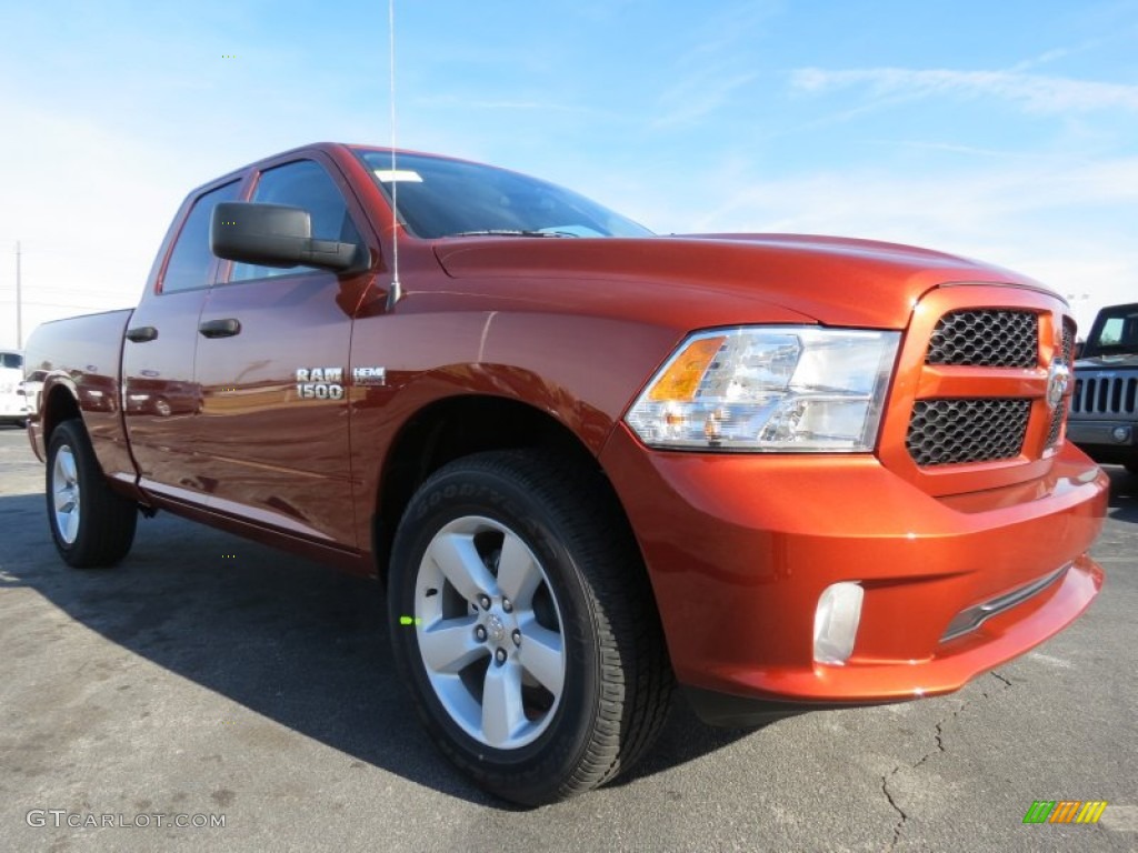 Copperhead Pearl 2013 Ram 1500 Express Quad Cab 4x4 Exterior Photo #76372739