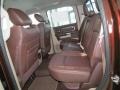 Rear Seat of 2013 1500 Laramie Longhorn Crew Cab