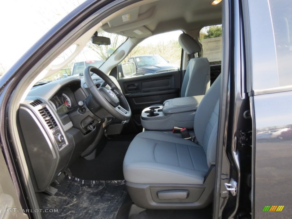 Black/Diesel Gray Interior 2013 Ram 1500 Express Quad Cab Photo #76373159
