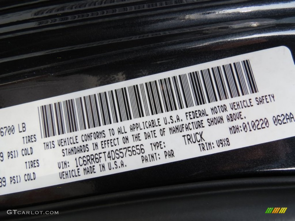 2013 1500 Color Code PAR for Maximum Steel Metallic Photo #76373246