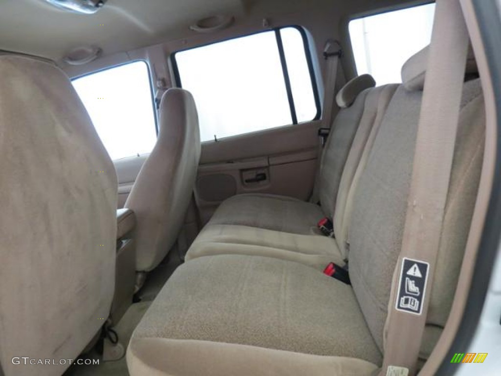 2000 Explorer XLS - Oxford White / Medium Prairie Tan photo #6
