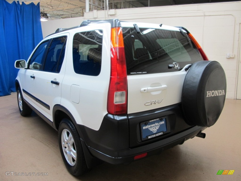 2003 CR-V EX 4WD - Taffeta White / Black photo #5