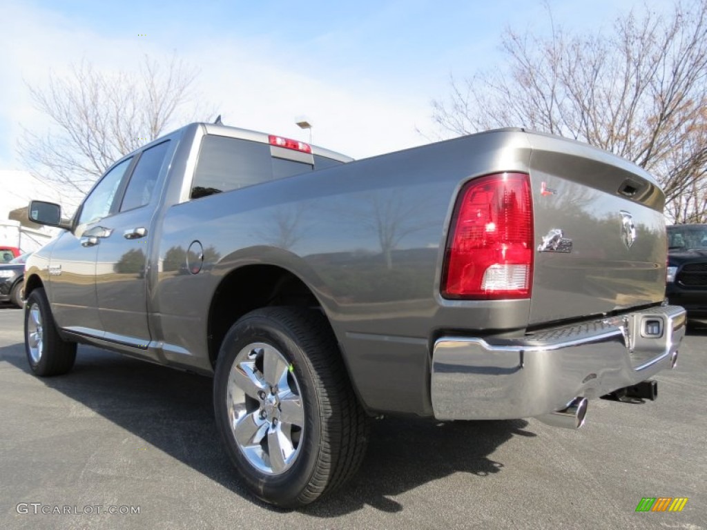 2013 1500 Big Horn Quad Cab - Mineral Gray Metallic / Canyon Brown/Light Frost Beige photo #2
