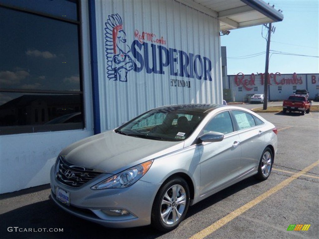 2013 Sonata Limited - Radiant Silver / Gray photo #1