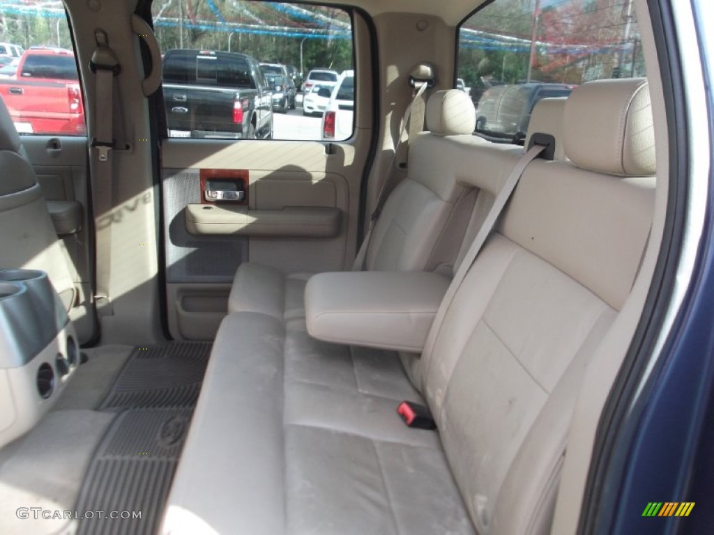 2006 F150 Lariat SuperCrew 4x4 - Medium Wedgewood Blue Metallic / Tan photo #8