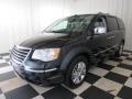 Brilliant Black Crystal Pearlcoat 2008 Chrysler Town & Country Limited Exterior
