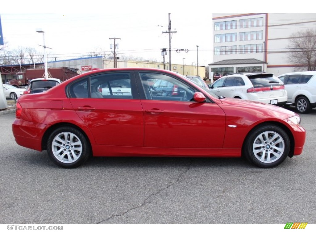 Crimson Red 2007 BMW 3 Series 328xi Sedan Exterior Photo #76375636