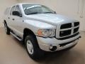 Bright Silver Metallic 2003 Dodge Ram 2500 Laramie Quad Cab 4x4