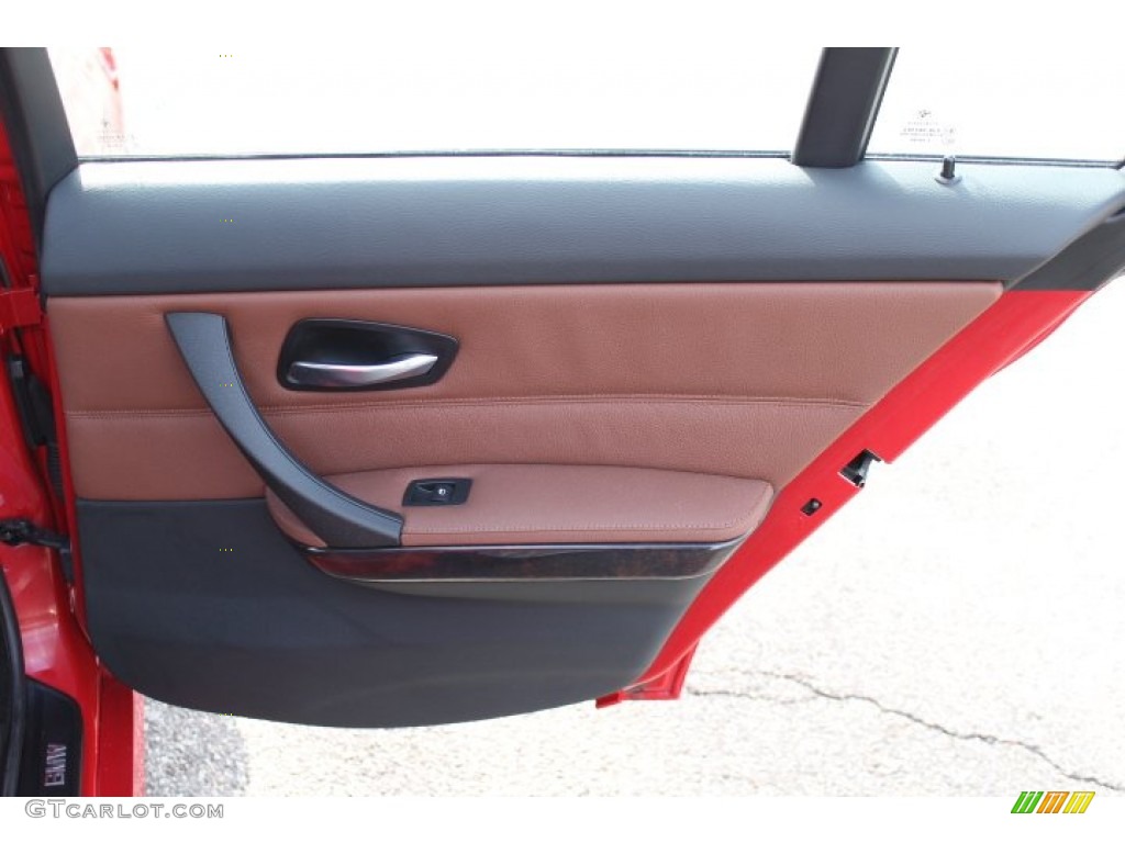 2007 3 Series 328xi Sedan - Crimson Red / Terra/Black Dakota Leather photo #23