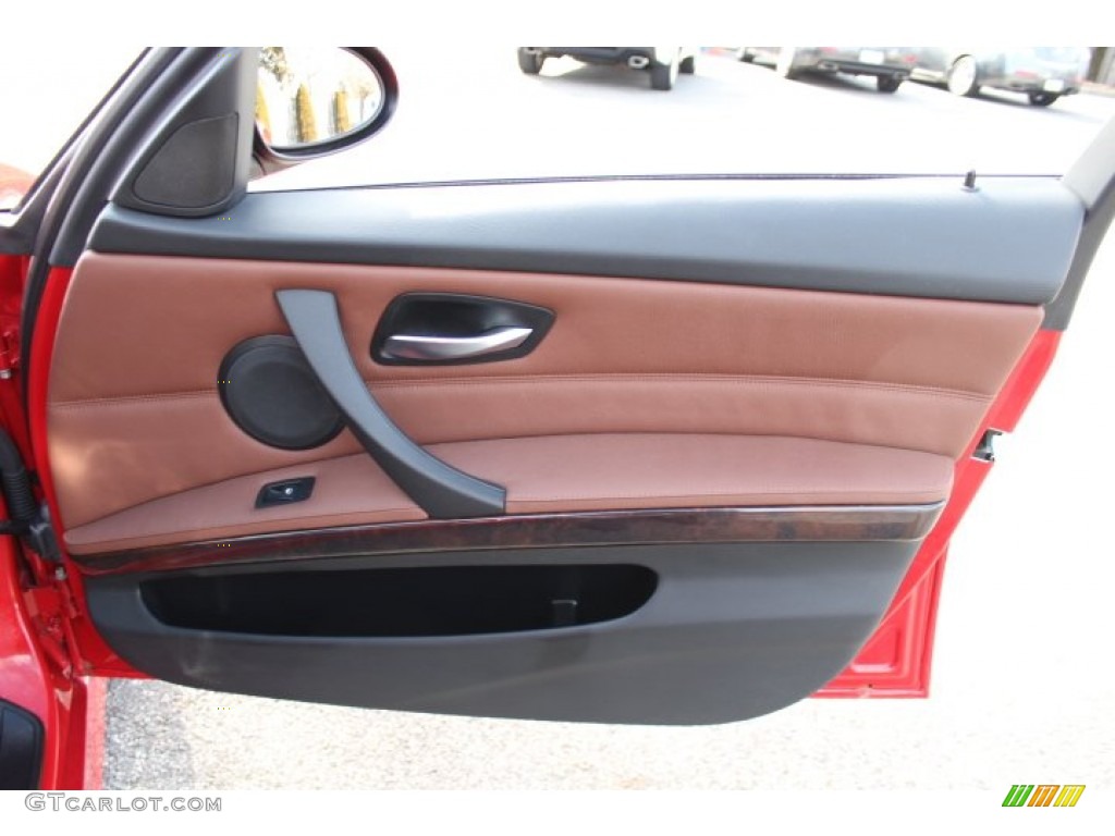 2007 3 Series 328xi Sedan - Crimson Red / Terra/Black Dakota Leather photo #25
