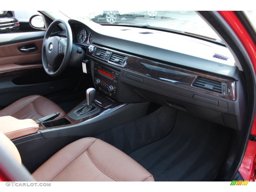 2007 3 Series 328xi Sedan - Crimson Red / Terra/Black Dakota Leather photo #26