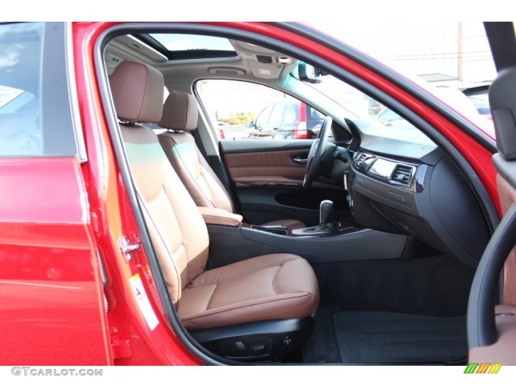 2007 3 Series 328xi Sedan - Crimson Red / Terra/Black Dakota Leather photo #27
