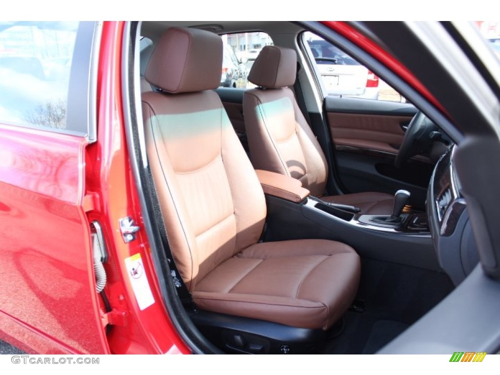 2007 3 Series 328xi Sedan - Crimson Red / Terra/Black Dakota Leather photo #28