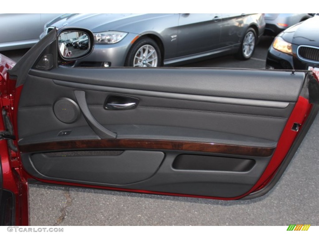 2012 3 Series 328i xDrive Coupe - Vermilion Red Metallic / Black photo #23