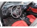 2013 BMW X1 Coral Red Interior Prime Interior Photo