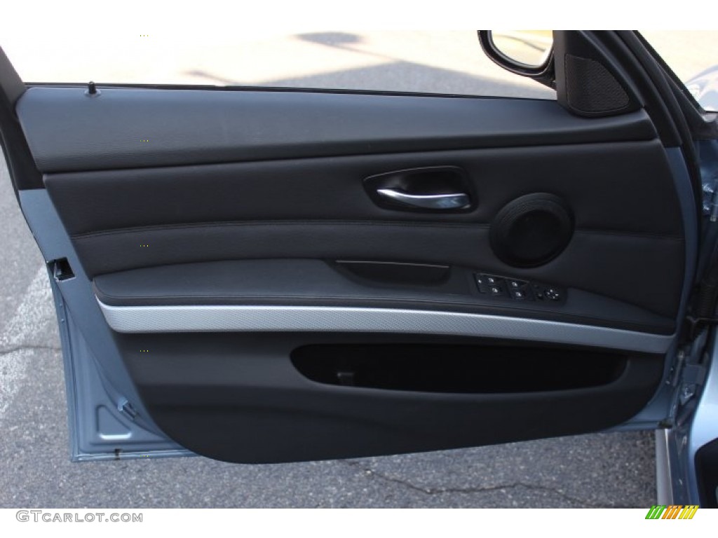 2012 BMW 3 Series 328i xDrive Sports Wagon Black Door Panel Photo #76377551