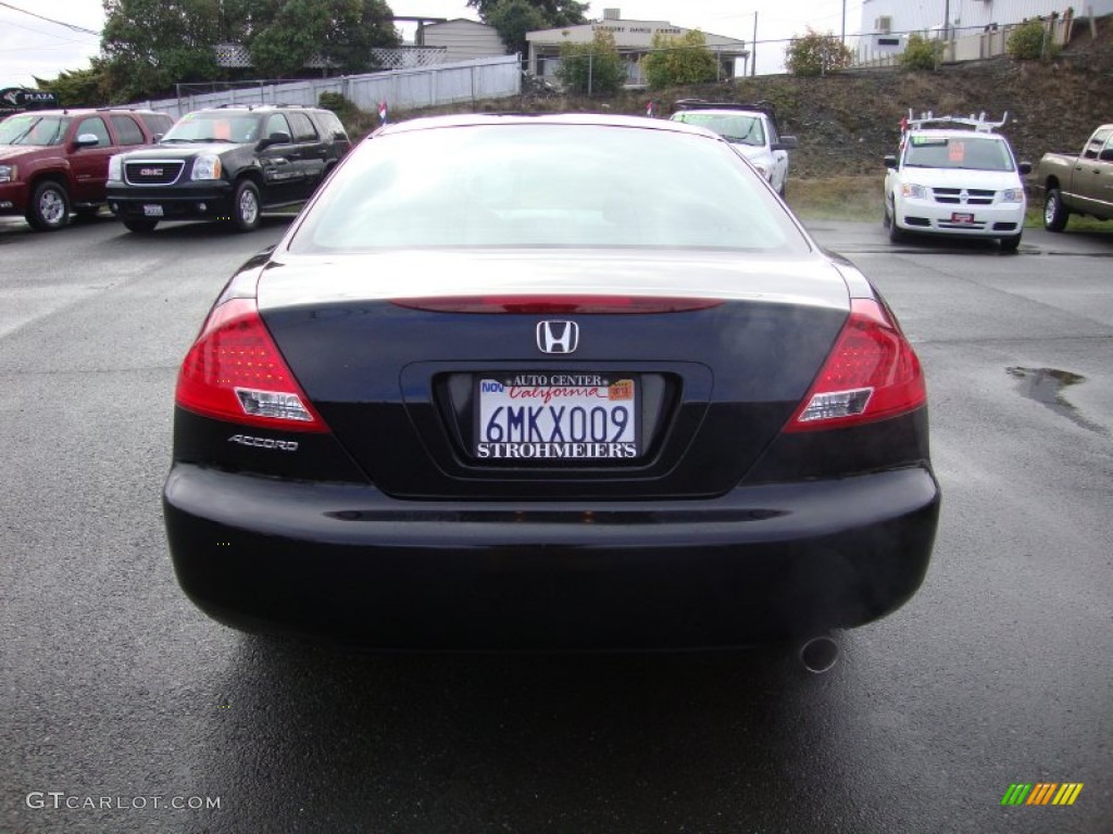 2007 Accord EX Coupe - Nighthawk Black Pearl / Black photo #6