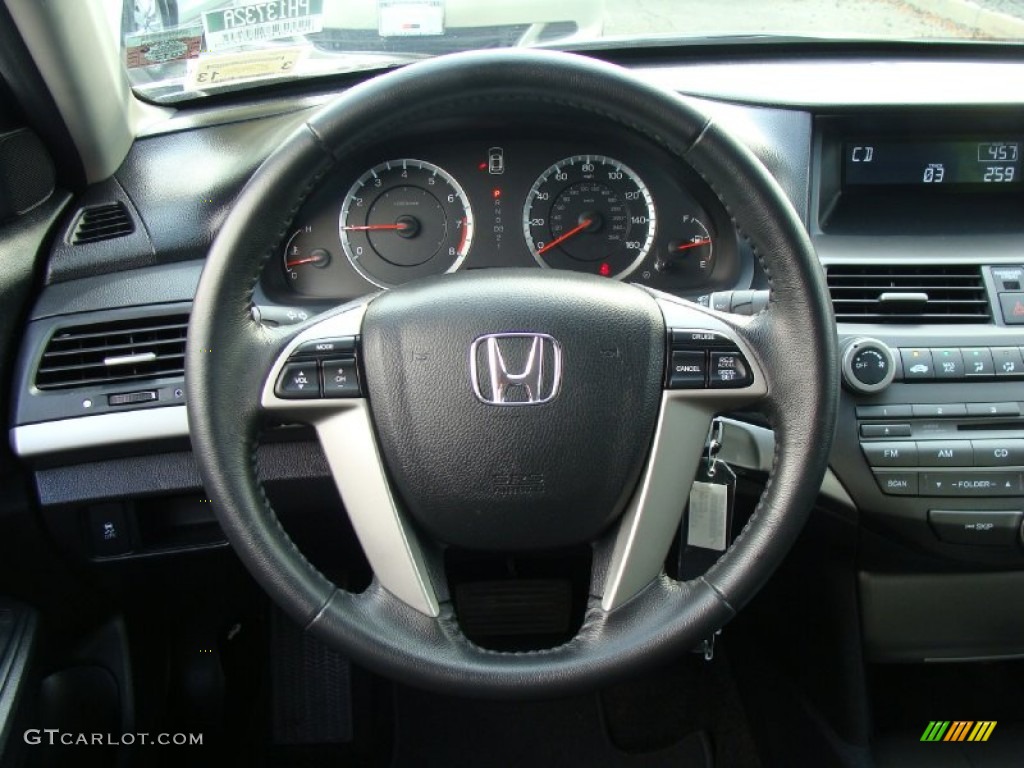 2011 Honda Accord SE Sedan Black Steering Wheel Photo #76378484
