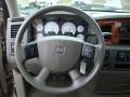 Khaki Beige 2006 Dodge Ram 1500 SLT Quad Cab 4x4 Steering Wheel