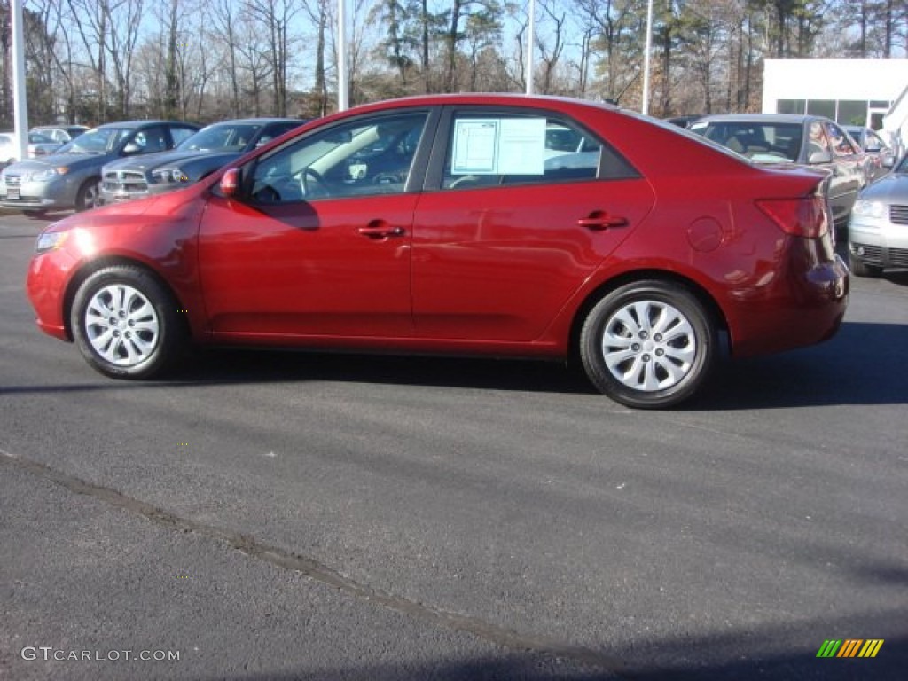 Spicy Red 2011 Kia Forte EX Exterior Photo #76379233