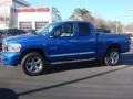 2008 Electric Blue Pearl Dodge Ram 1500 Laramie Quad Cab 4x4  photo #6