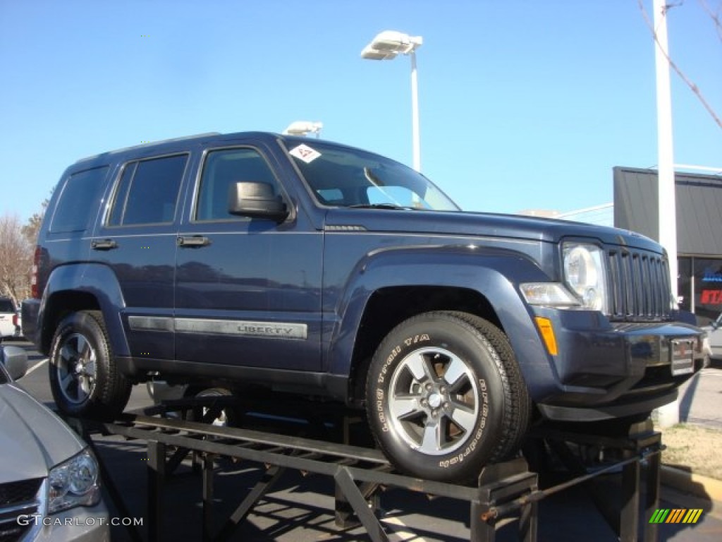 Modern Blue Pearl 2008 Jeep Liberty Sport Exterior Photo #76380360