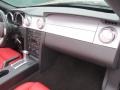 2005 Ford Mustang Red Leather Interior Dashboard Photo