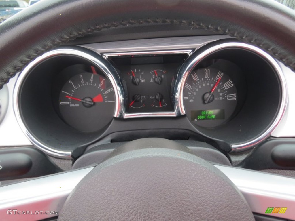 2005 Ford Mustang V6 Premium Convertible Gauges Photo #76380622