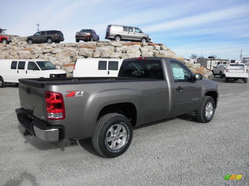 2013 Sierra 1500 SLE Regular Cab - Steel Gray Metallic / Ebony photo #22