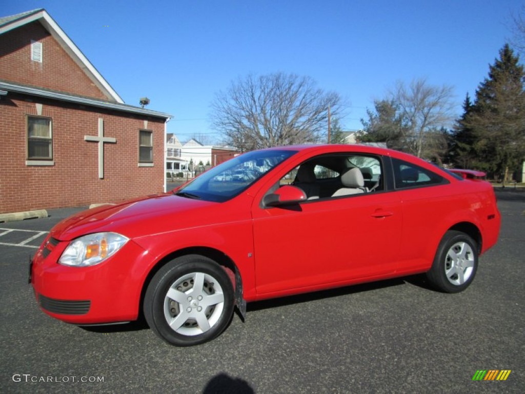 2007 Cobalt LT Coupe - Victory Red / Gray photo #1