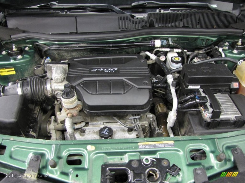 2005 Equinox LS AWD - Meander Green Metallic / Light Gray photo #6