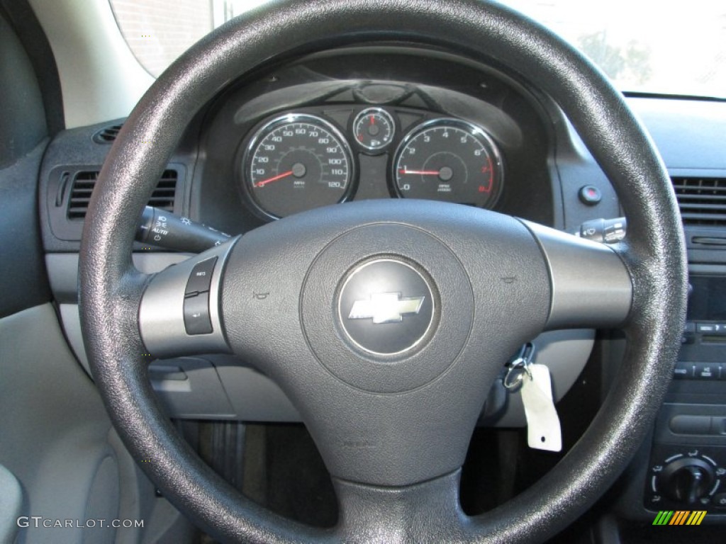 2007 Chevrolet Cobalt LT Coupe Gray Steering Wheel Photo #76382236