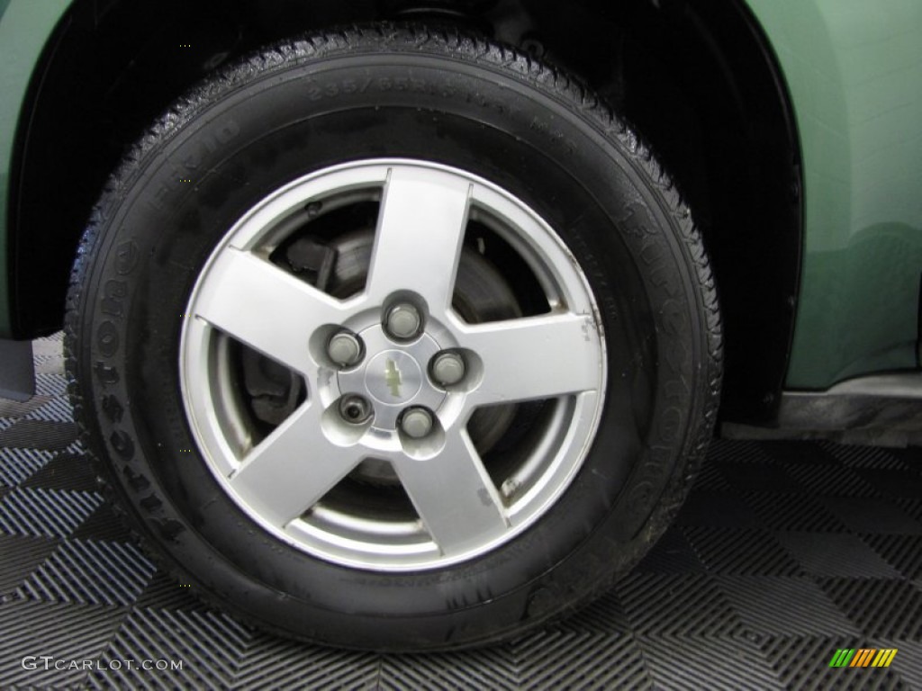 2005 Equinox LS AWD - Meander Green Metallic / Light Gray photo #23